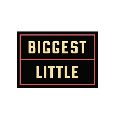 Biggest Little Logo Sticker Biggie